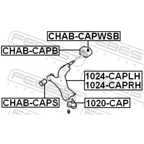 Rameno zavesenia kolies FEBEST 1024-CAPLH - obr. 1