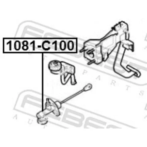 Hlavný spojkový valec FEBEST 1081-C100 - obr. 1