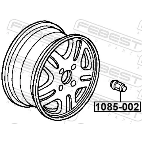 Matica kolesa FEBEST 1085-002 - obr. 1