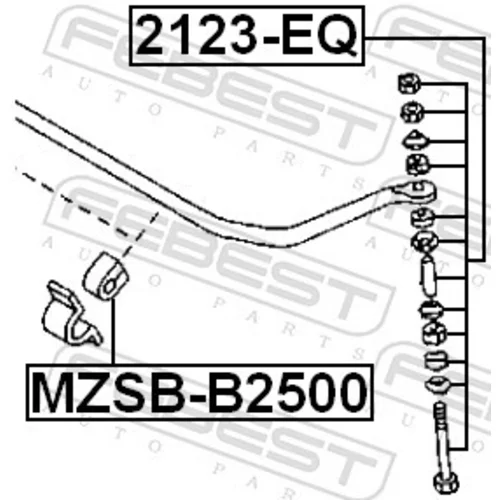 Tyč/Vzpera stabilizátora 2123-EQ /FEBEST/ - obr. 1