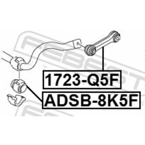 Uloženie priečneho stabilizátora FEBEST ADSB-8K5F - obr. 1