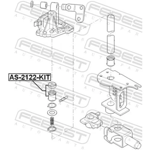 Sada na opravu radiacej páky FEBEST AS-2122-KIT - obr. 1
