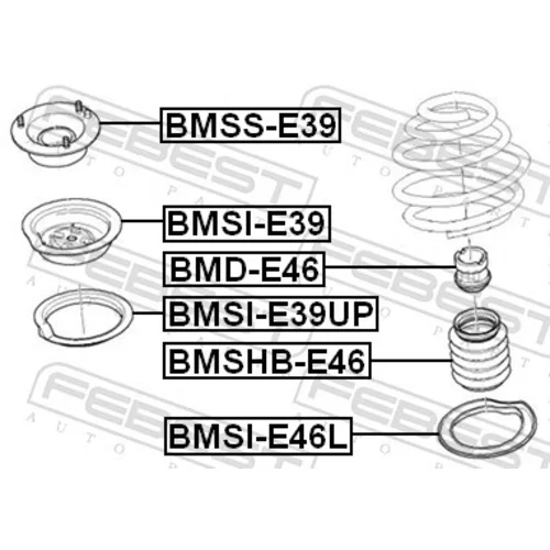 Tanier pružiny FEBEST BMSI-E46L - obr. 1