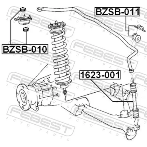 Uloženie priečneho stabilizátora FEBEST BZSB-011 - obr. 1