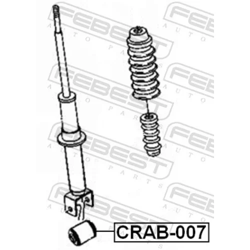 Puzdro, tlmič FEBEST CRAB-007 - obr. 1