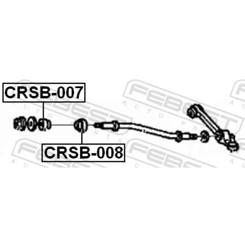 Uloženie riadenia FEBEST CRSB-008 - obr. 1