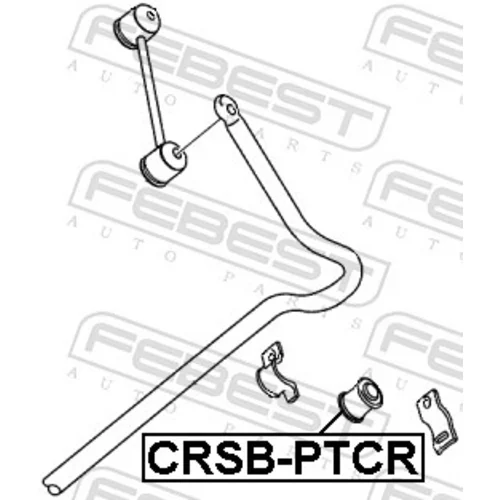 Uloženie priečneho stabilizátora FEBEST CRSB-PTCR - obr. 1