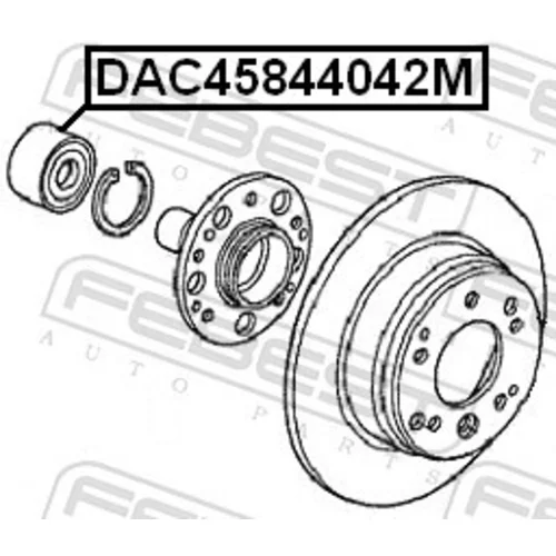 Ložisko kolesa FEBEST DAC45844042M - obr. 1