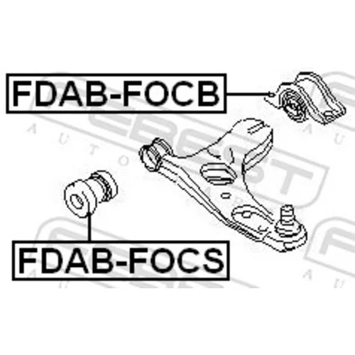 Uloženie riadenia FEBEST FDAB-FOCB - obr. 1