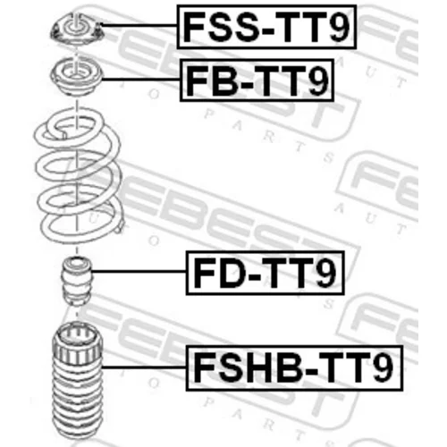 Ochranný kryt/manžeta tlmiča pérovania FEBEST FSHB-TT9 - obr. 1