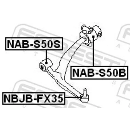 Uloženie riadenia FEBEST NAB-S50B - obr. 1