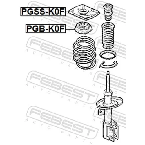 Ložisko pružnej vzpery FEBEST PGSS-K0F - obr. 1
