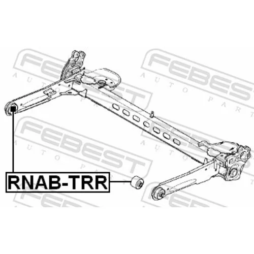 Uloženie tela nápravy FEBEST RNAB-TRR - obr. 1