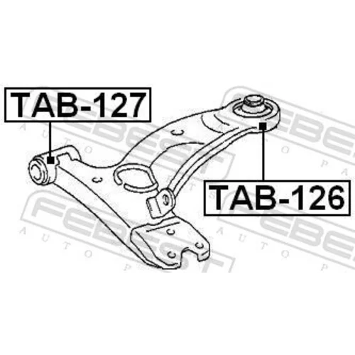 Uloženie riadenia FEBEST TAB-126 - obr. 1