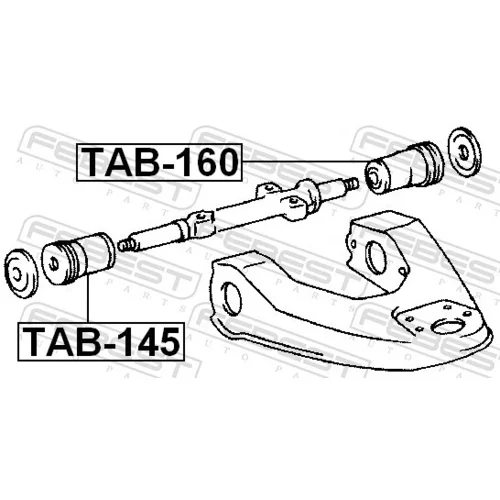 Uloženie riadenia FEBEST TAB-160 - obr. 1