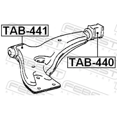 Uloženie riadenia FEBEST TAB-440 - obr. 1