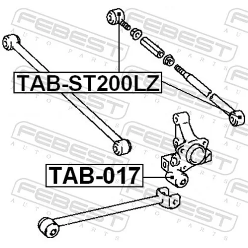 Uloženie riadenia FEBEST TAB-ST200LZ - obr. 1