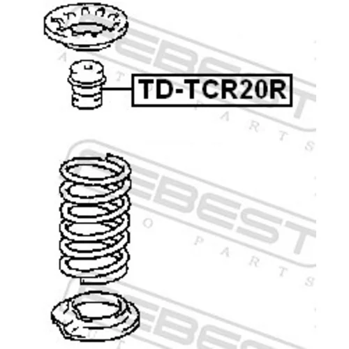 Doraz odpruženia FEBEST TD-TCR20R - obr. 1