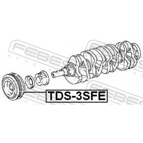 Remenica kľukového hriadeľa FEBEST TDS-3SFE - obr. 1