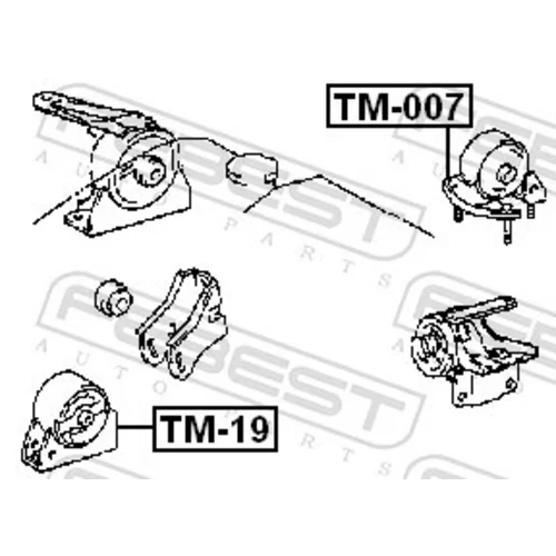 Uloženie motora FEBEST TM-007 - obr. 1