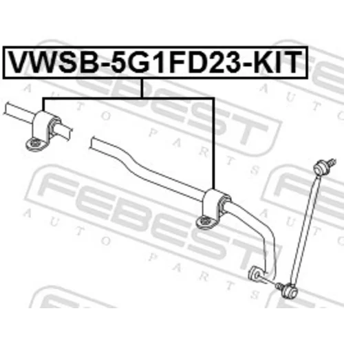 Opravná sada uloženia stabilizátora FEBEST VWSB-5G1FD23-KIT - obr. 1