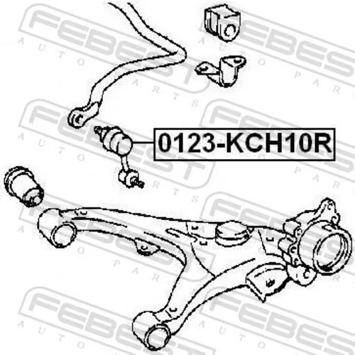 Tyč/Vzpera stabilizátora FEBEST 0123-KCH10R - obr. 1