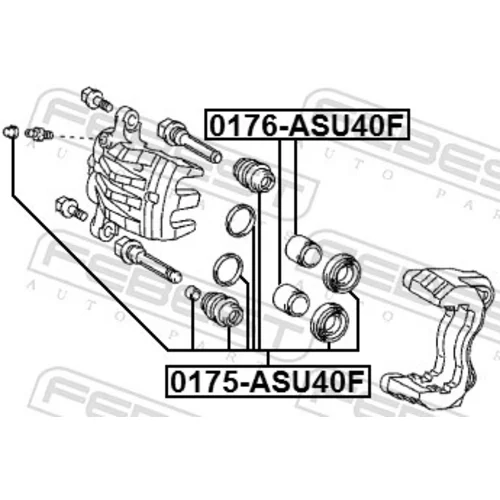 Opravná sada brzdového strmeňa FEBEST 0175-ASU40F - obr. 1