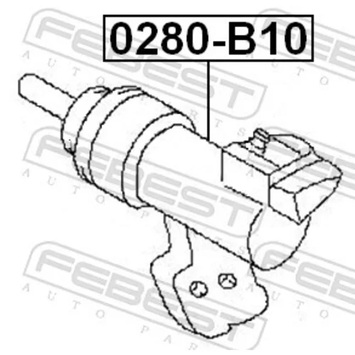 Pomocný spojkový valec FEBEST 0280-B10 - obr. 1