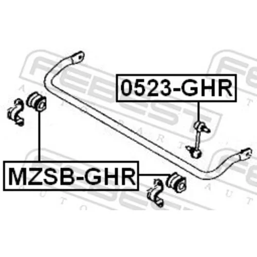 Tyč/Vzpera stabilizátora FEBEST 0523-GHR - obr. 1