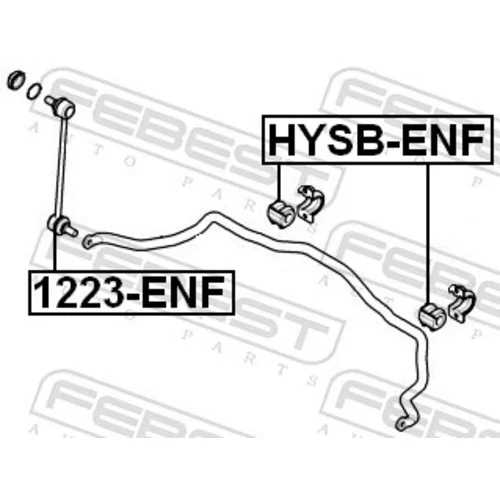 Tyč/Vzpera stabilizátora 1223-ENF /FEBEST/ - obr. 1