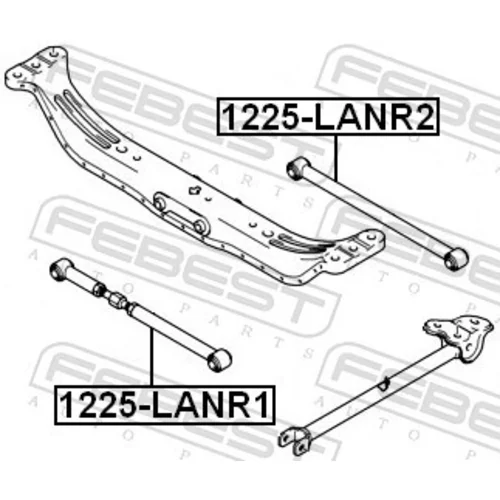 Rameno zavesenia kolies FEBEST 1225-LANR1 - obr. 1