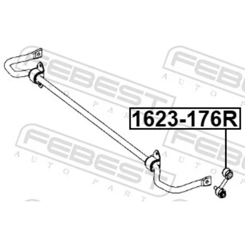 Tyč/Vzpera stabilizátora FEBEST 1623-176R - obr. 1