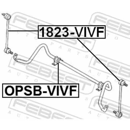 Tyč/Vzpera stabilizátora 1823-VIVF /FEBEST/ - obr. 1