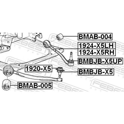 Rameno zavesenia kolies FEBEST 1924-X5RH - obr. 1