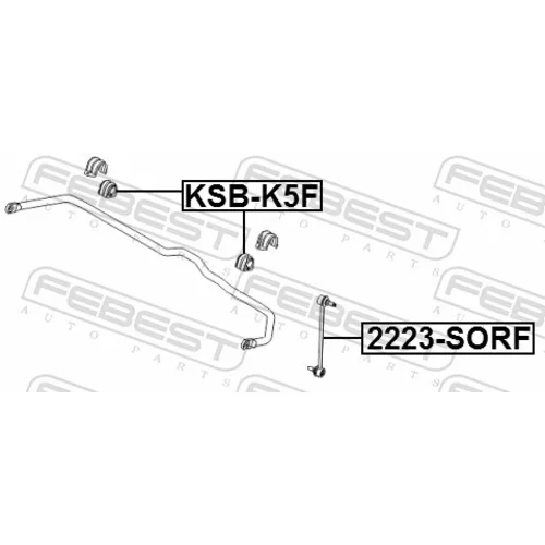 Tyč/Vzpera stabilizátora FEBEST 2223-SORF - obr. 1