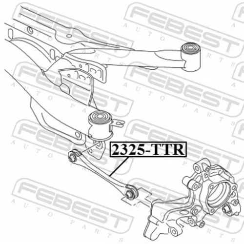 Rameno zavesenia kolies FEBEST 2325-TTR - obr. 1