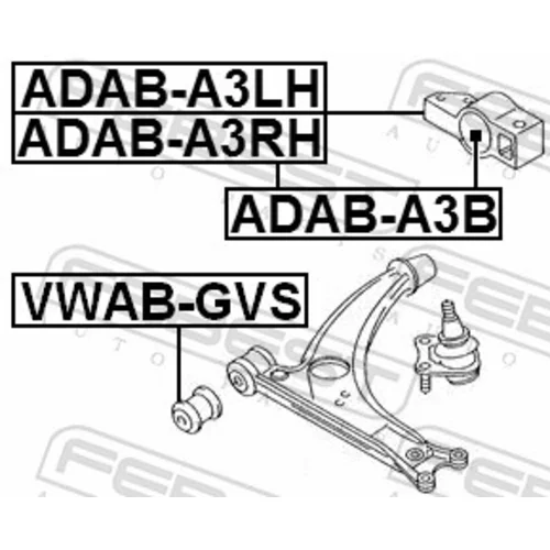 Uloženie riadenia FEBEST ADAB-A3B - obr. 1