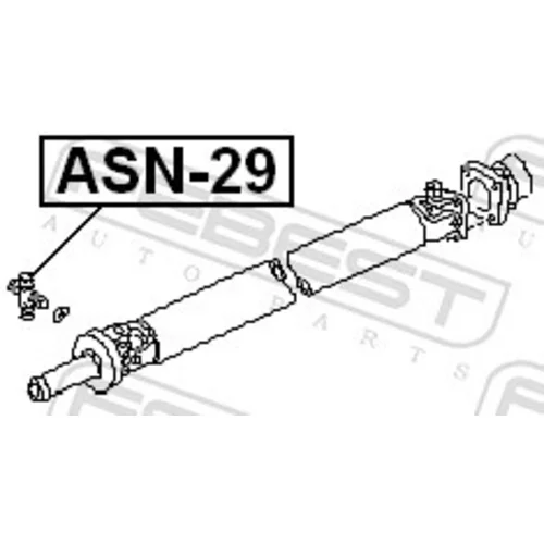 K?b, k?bový hriade? ASN-29 /FEBEST/ - obr. 1