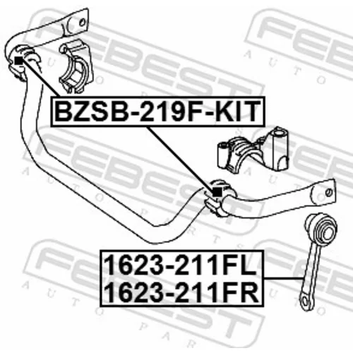 Opravná sada uloženia stabilizátora FEBEST BZSB-219F-KIT - obr. 1