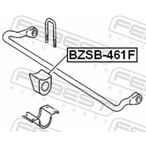 Uloženie priečneho stabilizátora FEBEST BZSB-461F - obr. 1