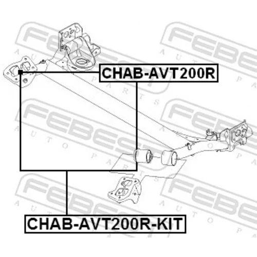 Opravná sada tela nápravy FEBEST CHAB-AVT200R-KIT - obr. 1