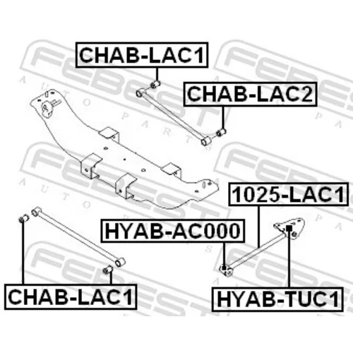 Uloženie riadenia FEBEST CHAB-LAC1 - obr. 1