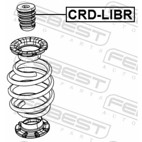 Doraz odpruženia FEBEST CRD-LIBR - obr. 1