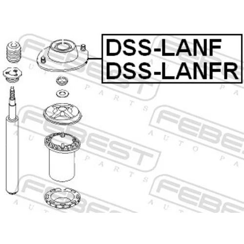 Ložisko pružnej vzpery FEBEST DSS-LANF - obr. 1