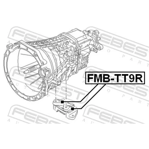 Uloženie motora FEBEST FMB-TT9R - obr. 1