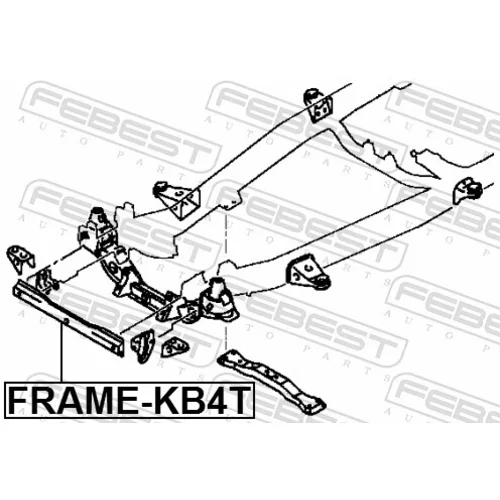 Teleso nápravy FEBEST FRAME-KB4T - obr. 1