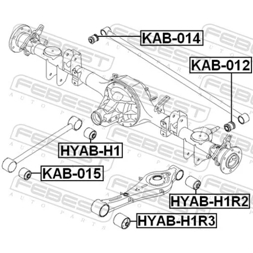 Uloženie riadenia FEBEST HYAB-H1R3 - obr. 1