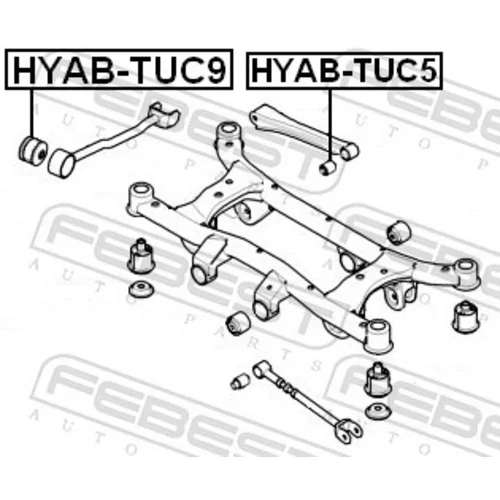 Uloženie riadenia FEBEST HYAB-TUC9 - obr. 1