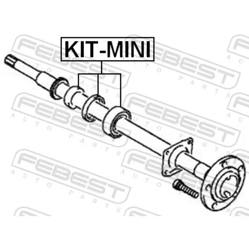 Ložisko hnacieho hriadeľa FEBEST KIT-MINI - obr. 1