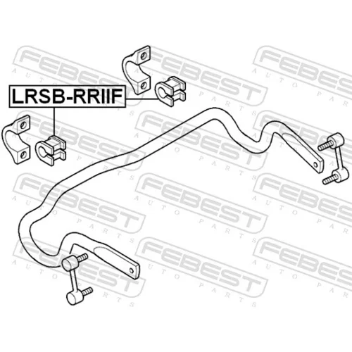 Uloženie priečneho stabilizátora FEBEST LRSB-RRIIF - obr. 1